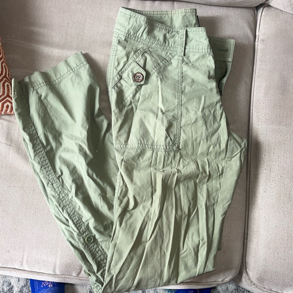 Marmot Adjustable moisture, wicking hiking pants - olive green